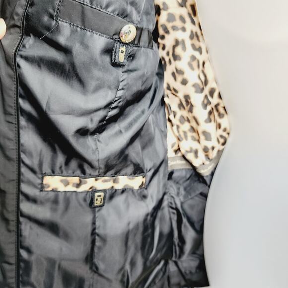 Calvin Klein Women's Black Down Puffer Zipper Front Jacket Size M Hooded - Picture 12 of 16